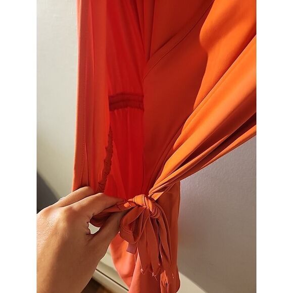 Columbia Womens M Dress Chill River Wrap Coral Knit Omni Freeze Cool Comfort New - Picture 5 of 7